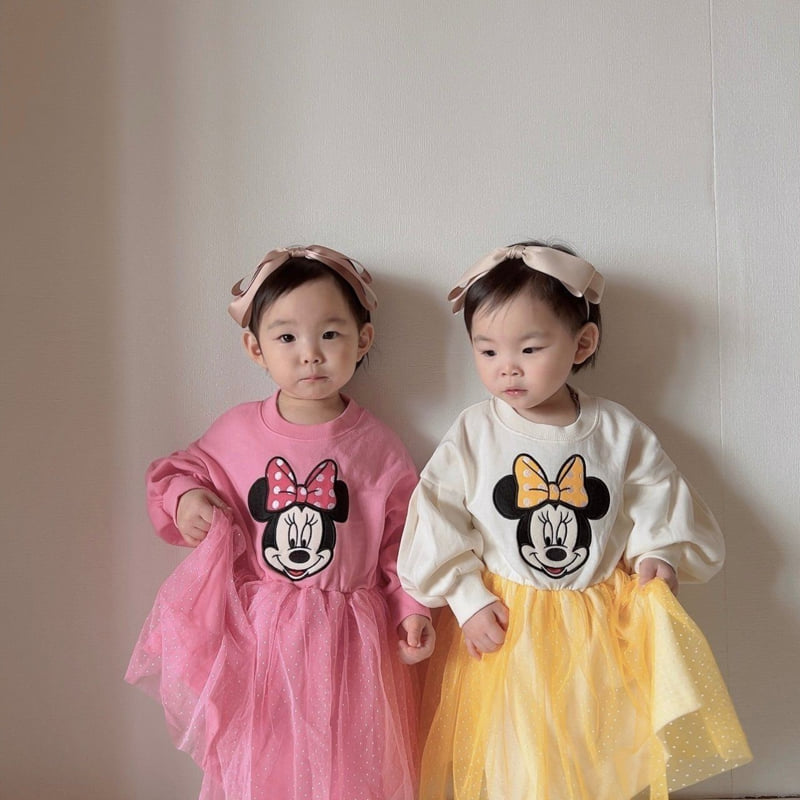 Moran - Korean Children Fashion - #toddlerclothing - Mini Tulle One-piece - 4