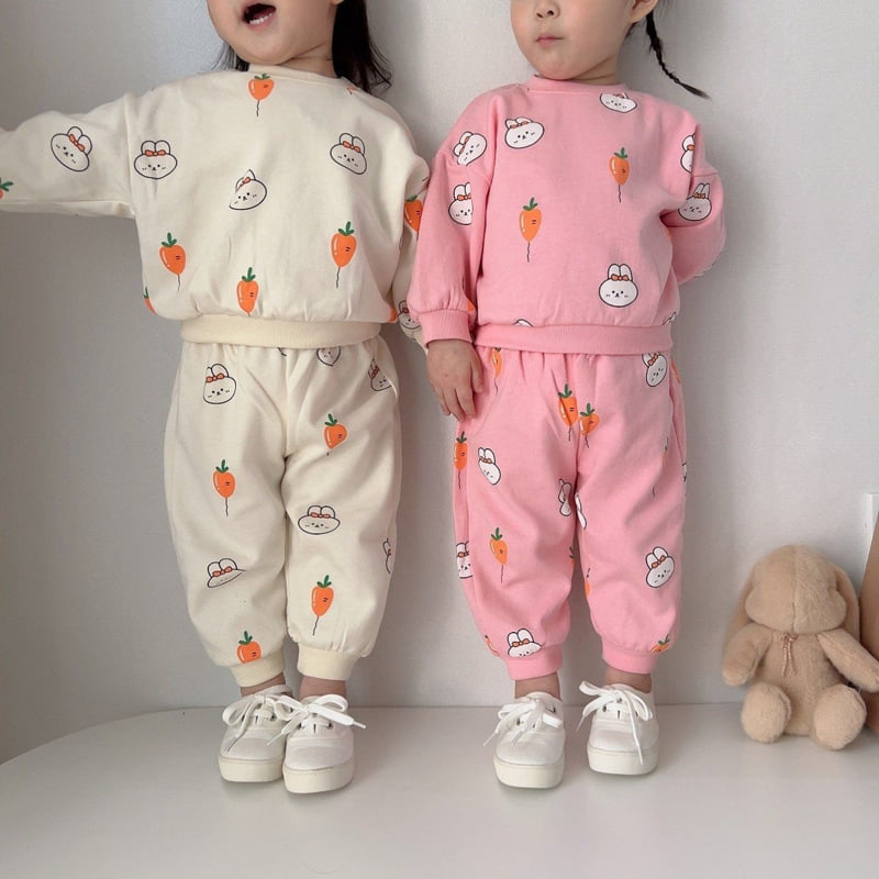 Moran - Korean Children Fashion - #todddlerfashion - Carrot Balloon Set - 2