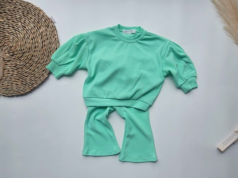 Moran - Korean Children Fashion - #todddlerfashion - Macaron Bootcut Set - 10