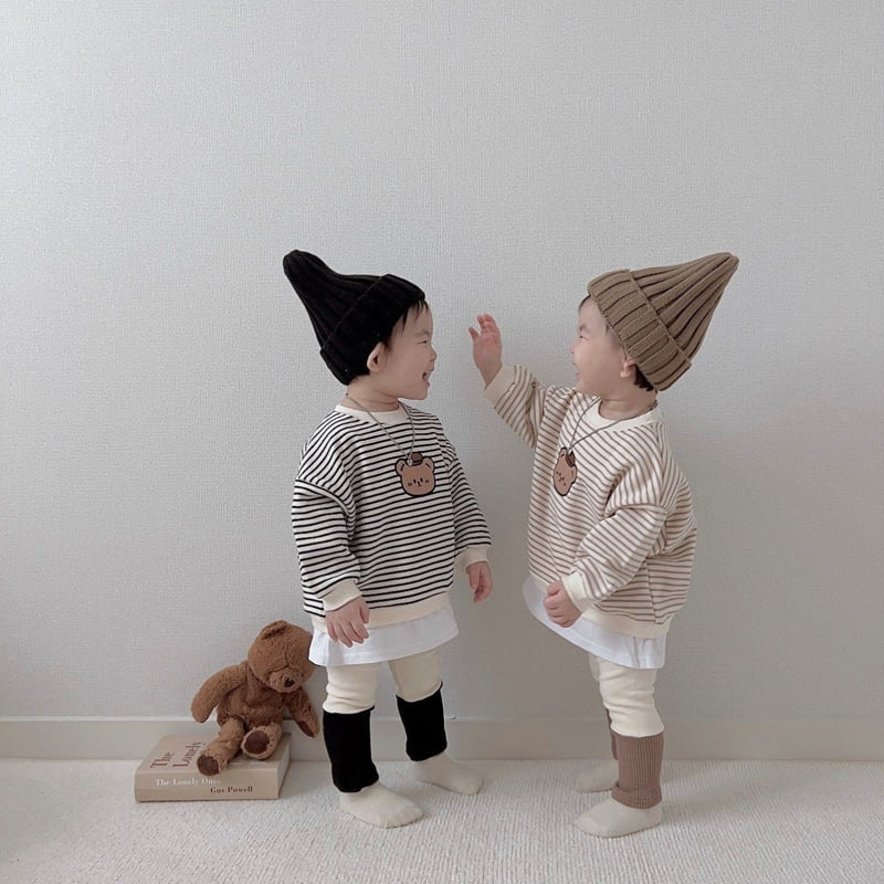 Moran - Korean Children Fashion - #todddlerfashion - Bear Hat Set - 5