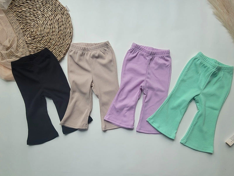 Moran - Korean Children Fashion - #toddlerclothing - Macaron Bootcut Set - 11