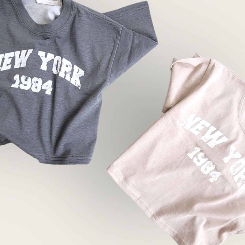Moran - Korean Children Fashion - #toddlerclothing - New York Tee - 9