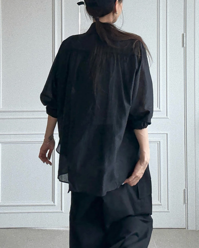 Moran Women - Korean Women Fashion - #momslook - Glow Tencel Shirt - 12
