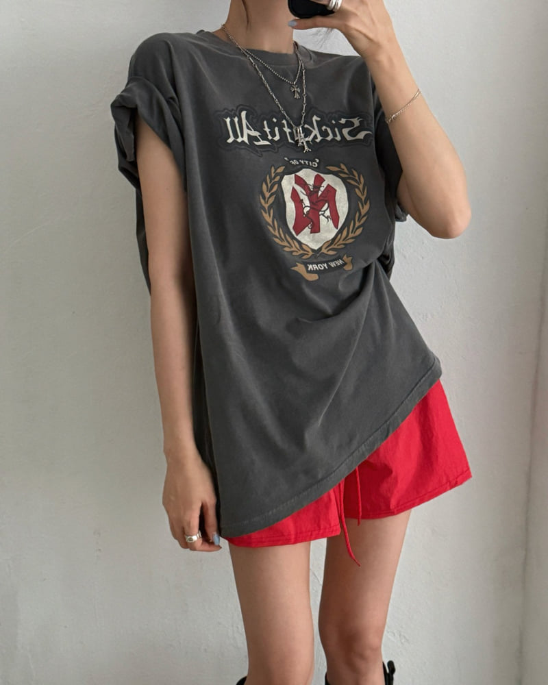 Moran Women - Korean Women Fashion - #momslook - New York Pig Short Sleeve Tee - 8