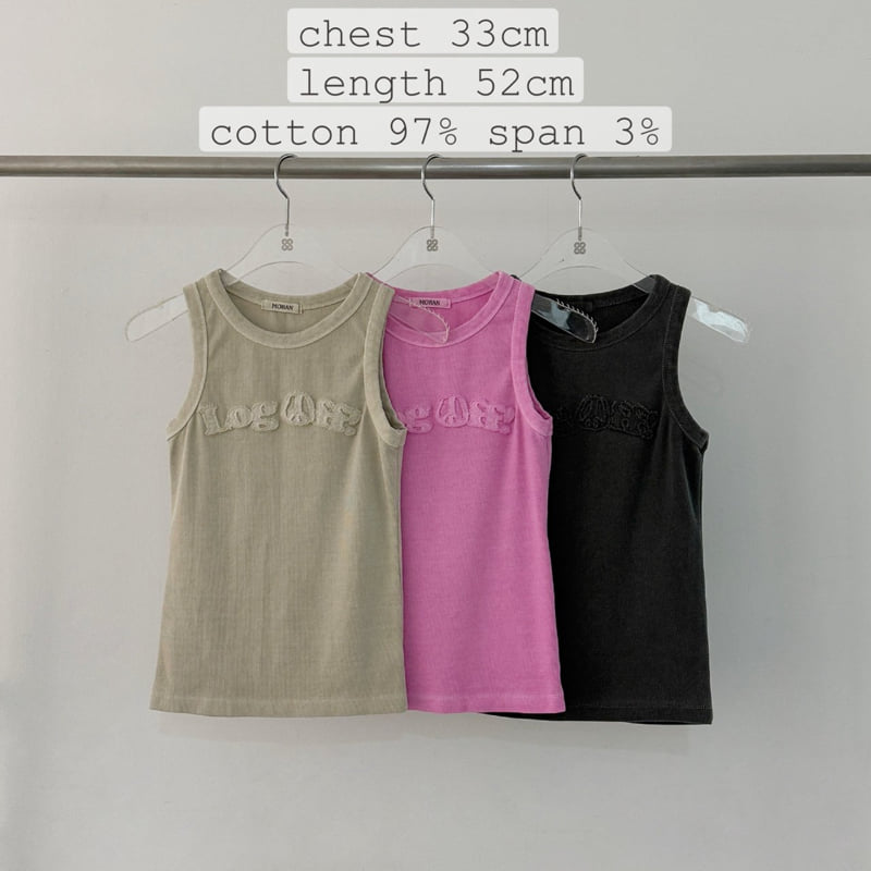Moran Women - Korean Women Fashion - #momslook - Log Off Pig Sleeveless