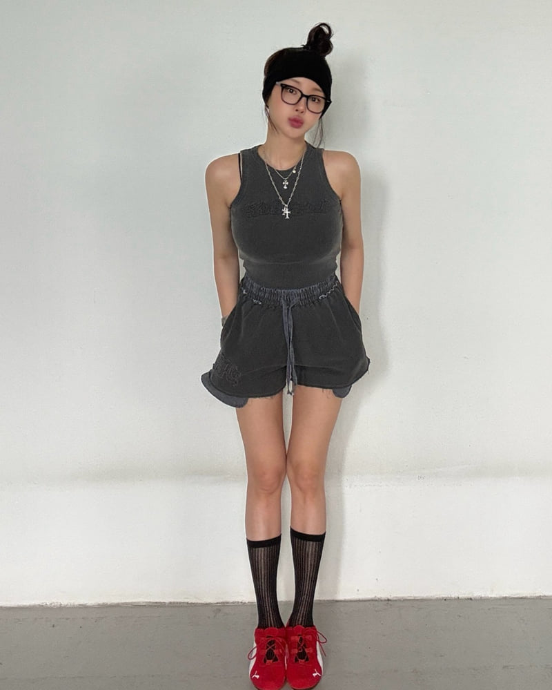 Moran Women - Korean Women Fashion - #momslook - M Patch Pig Shorts - 10