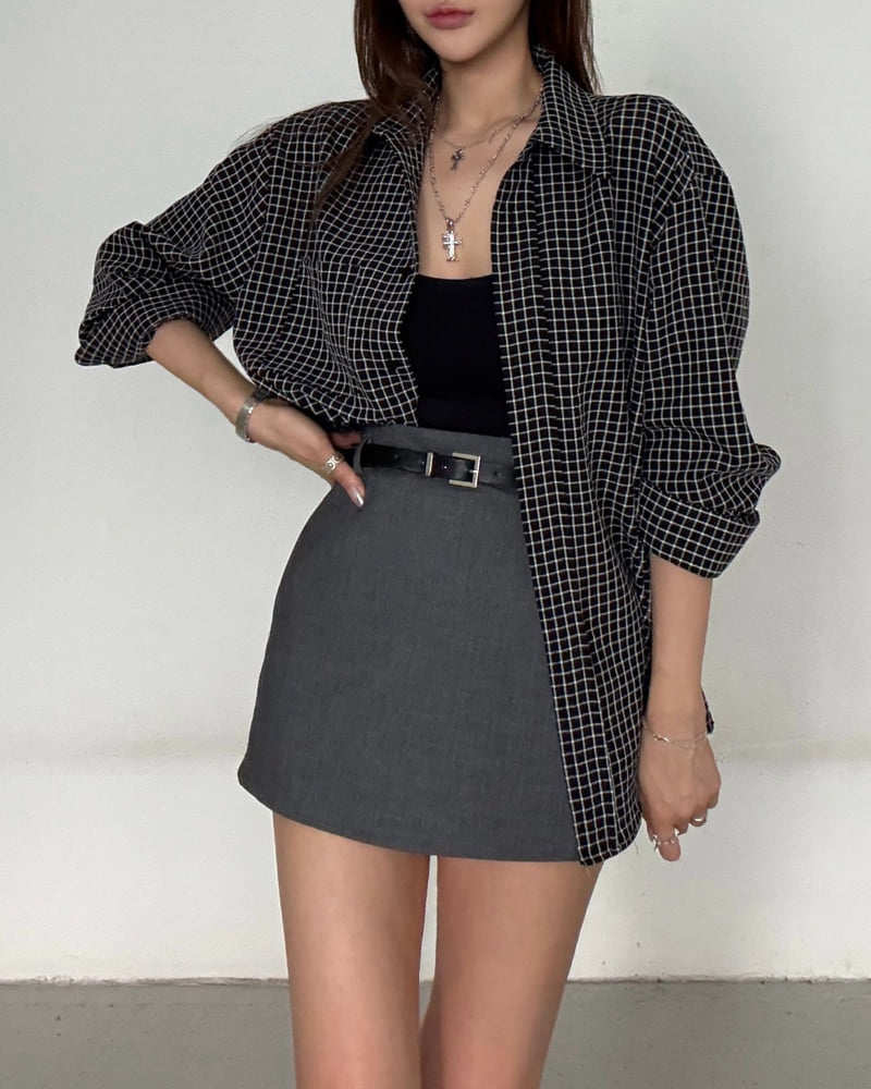 Moran Women - Korean Women Fashion - #momslook - Grooming Belt Skirt - 9