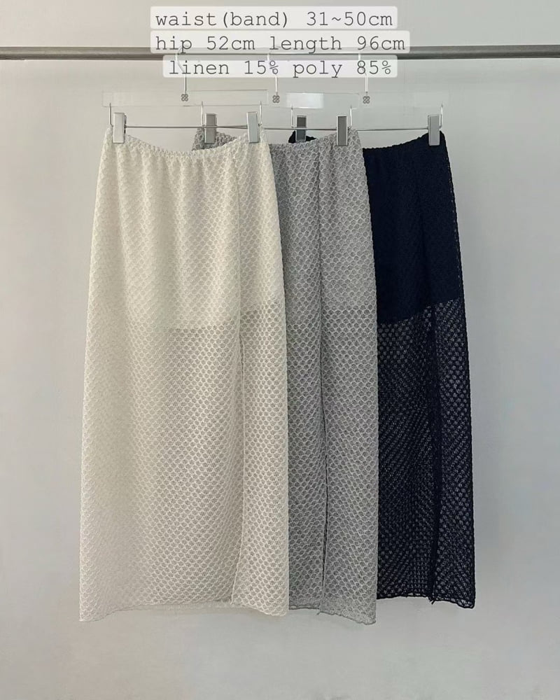 Moran Women - Korean Women Fashion - #pursuepretty - Net Lace Skirt