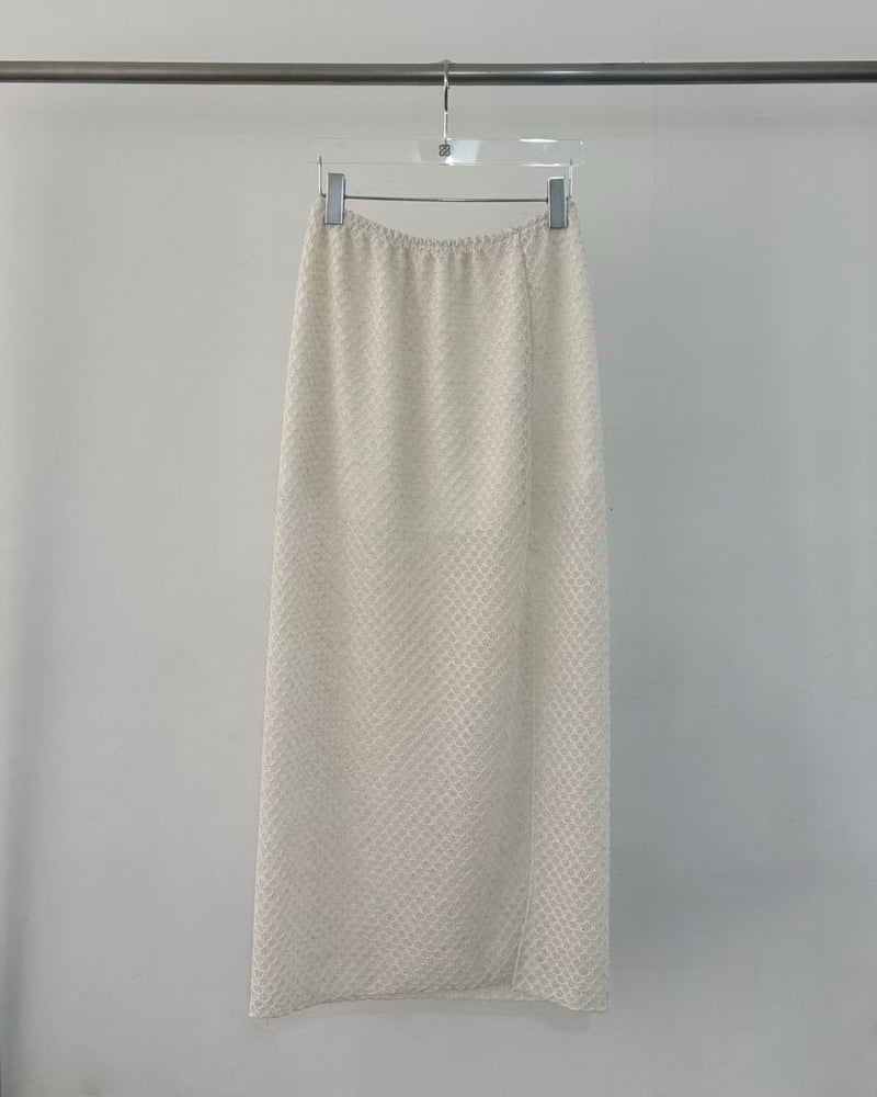 Moran Women - Korean Women Fashion - #restrostyle - Net Lace Skirt - 2