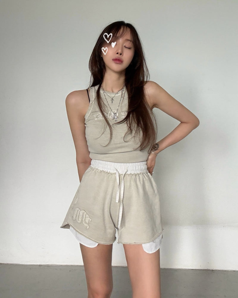 Moran Women - Korean Women Fashion - #romanticstyle - M Patch Pig Shorts - 6