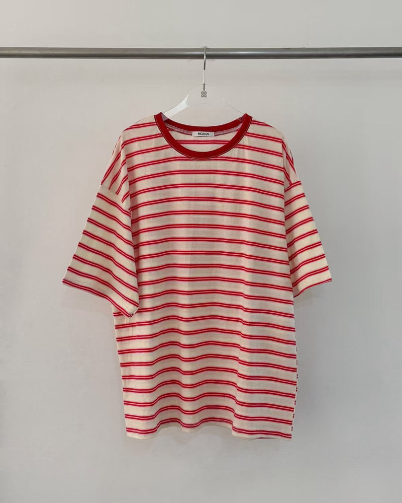 Moran Women - Korean Women Fashion - #romanticstyle - Leon Stripe Tee - 2