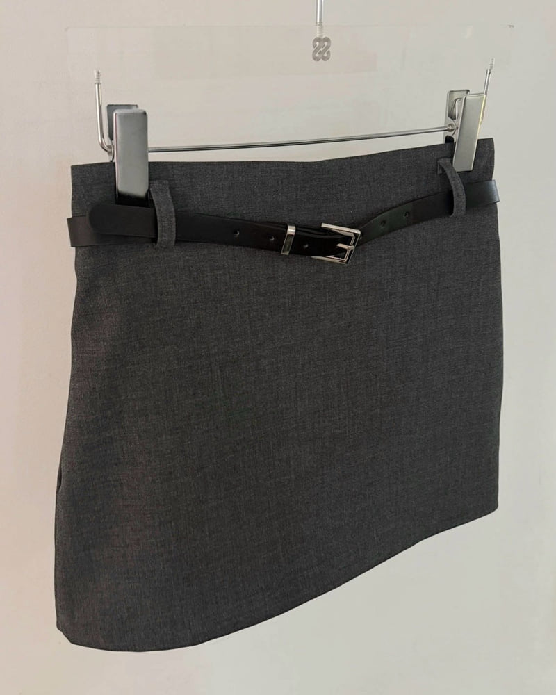 Moran Women - Korean Women Fashion - #shopsmall - Grooming Belt Skirt - 6