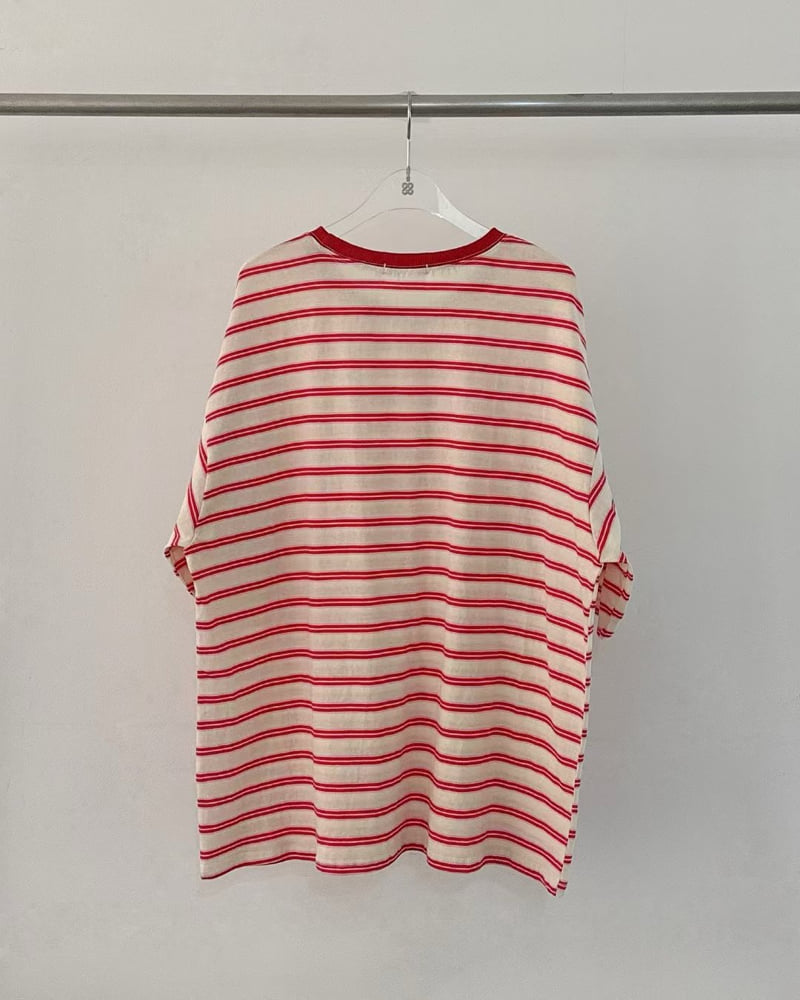 Moran Women - Korean Women Fashion - #shopsmall - Leon Stripe Tee - 3