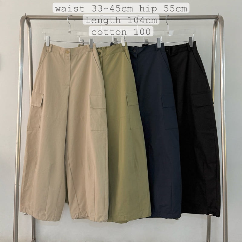 Moran Women - Korean Women Fashion - #thatsdarling - Ob Pocket Wide Pants