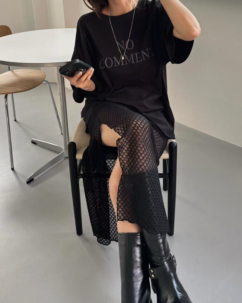 Moran Women - Korean Women Fashion - #thatsdarling - Net Lace Skirt - 5