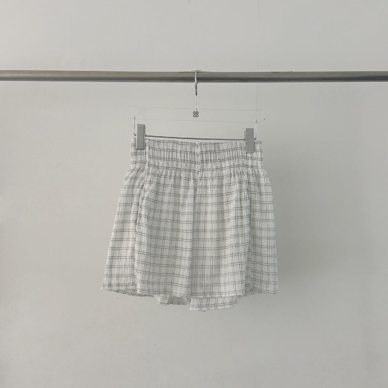 Moran Women - Korean Women Fashion - #womensfashion - From Check Half Pants - 5