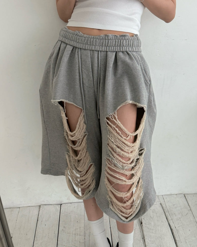 Moran Women - Korean Women Fashion - #womensfashion - Jenny Vintage Bermuda Pants - 10