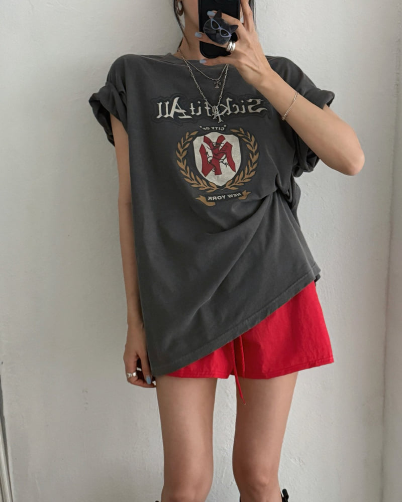 Moran Women - Korean Women Fashion - #womensfashion - New York Pig Short Sleeve Tee - 9
