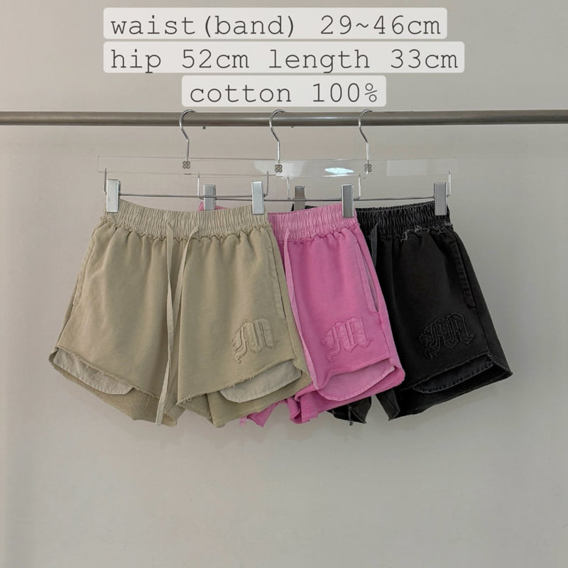 Moran Women - Korean Women Fashion - #womensfashion - M Patch Pig Shorts