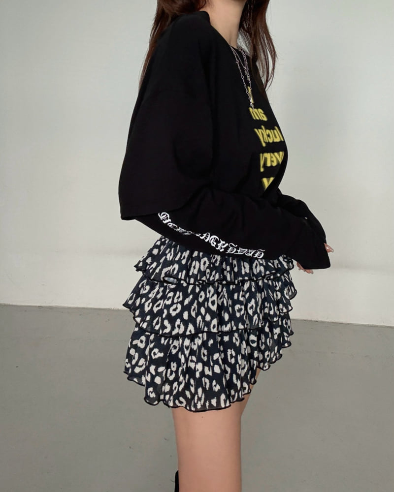 Moran Women - Korean Women Fashion - #womensfashion - Leo Tiered Skirt - 11