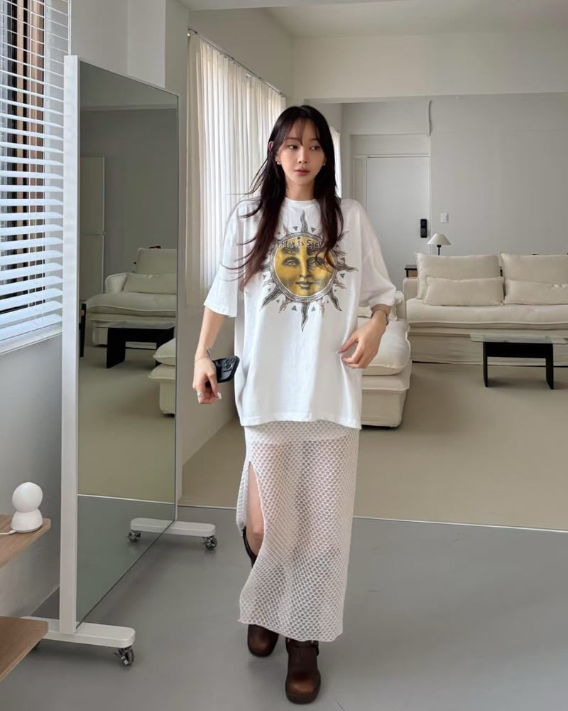 Moran Women - Korean Women Fashion - #womensfashion - Net Lace Skirt - 12