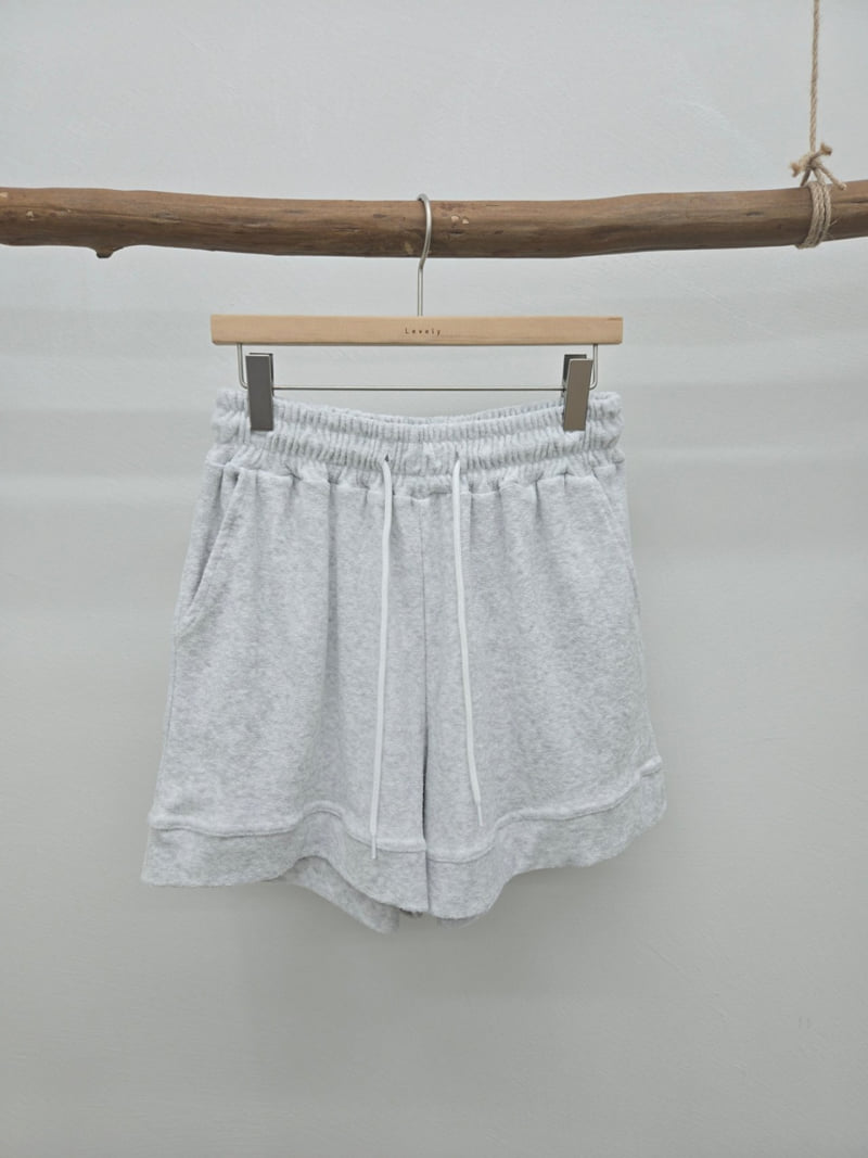 Most - Korean Women Fashion - #restrostyle - Terry Half Pants - 3