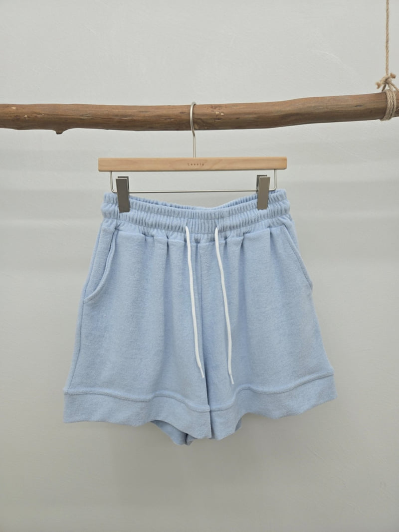 Most - Korean Women Fashion - #restrostyle - Terry Half Pants - 4