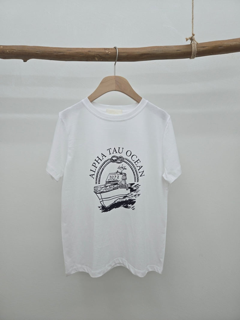 Most - Korean Women Fashion - #romanticstyle - Ocean Tee - 2