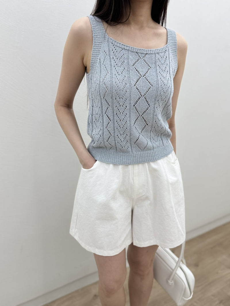 Most - Korean Women Fashion - #vintagekidsstyle - Mark Sleeveless - 3