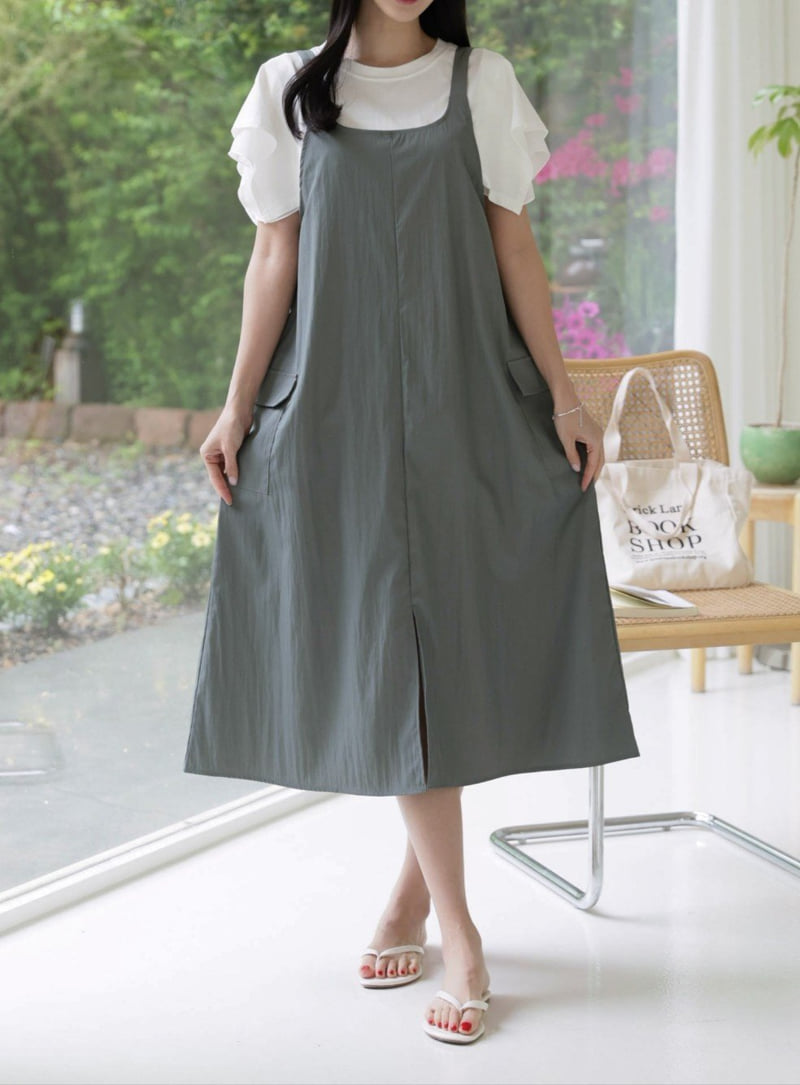 Mu - Korean Women Fashion - #momslook - Roll One-piece - 11
