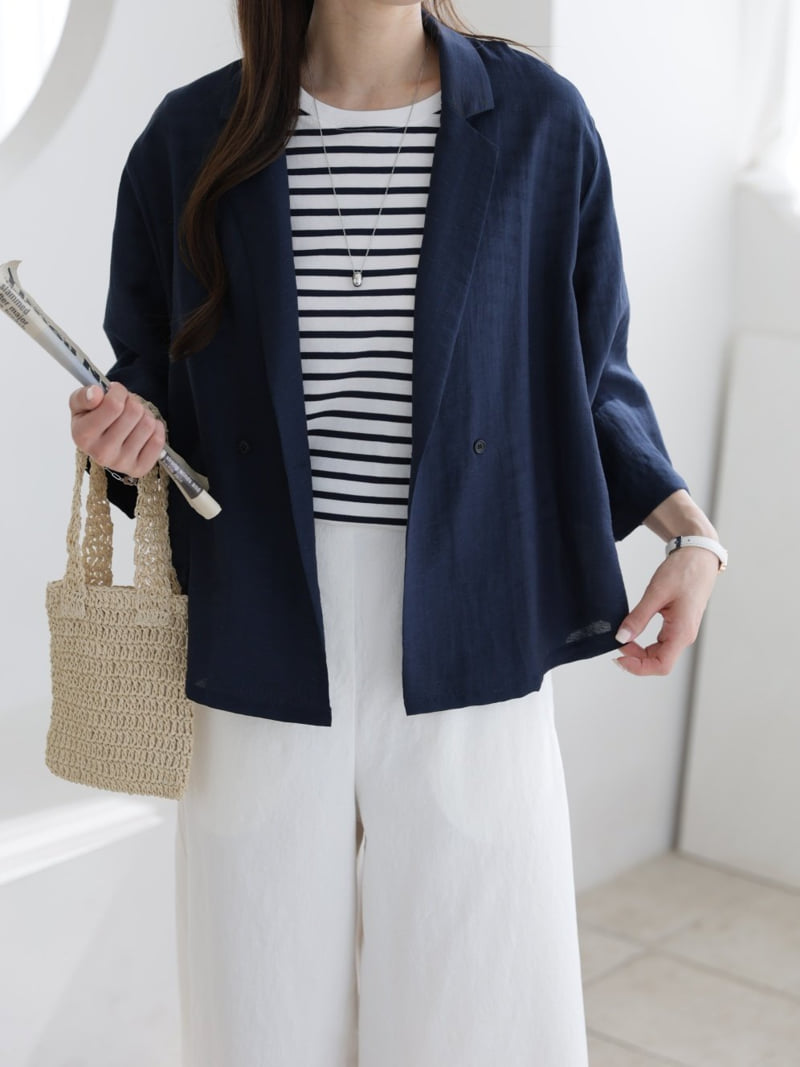 Mu - Korean Women Fashion - #momslook - Laven Linen Jacket Cardigan - 3