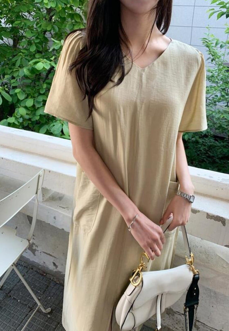 Mu - Korean Women Fashion - #momslook - Dongmi Linen One-piece - 2