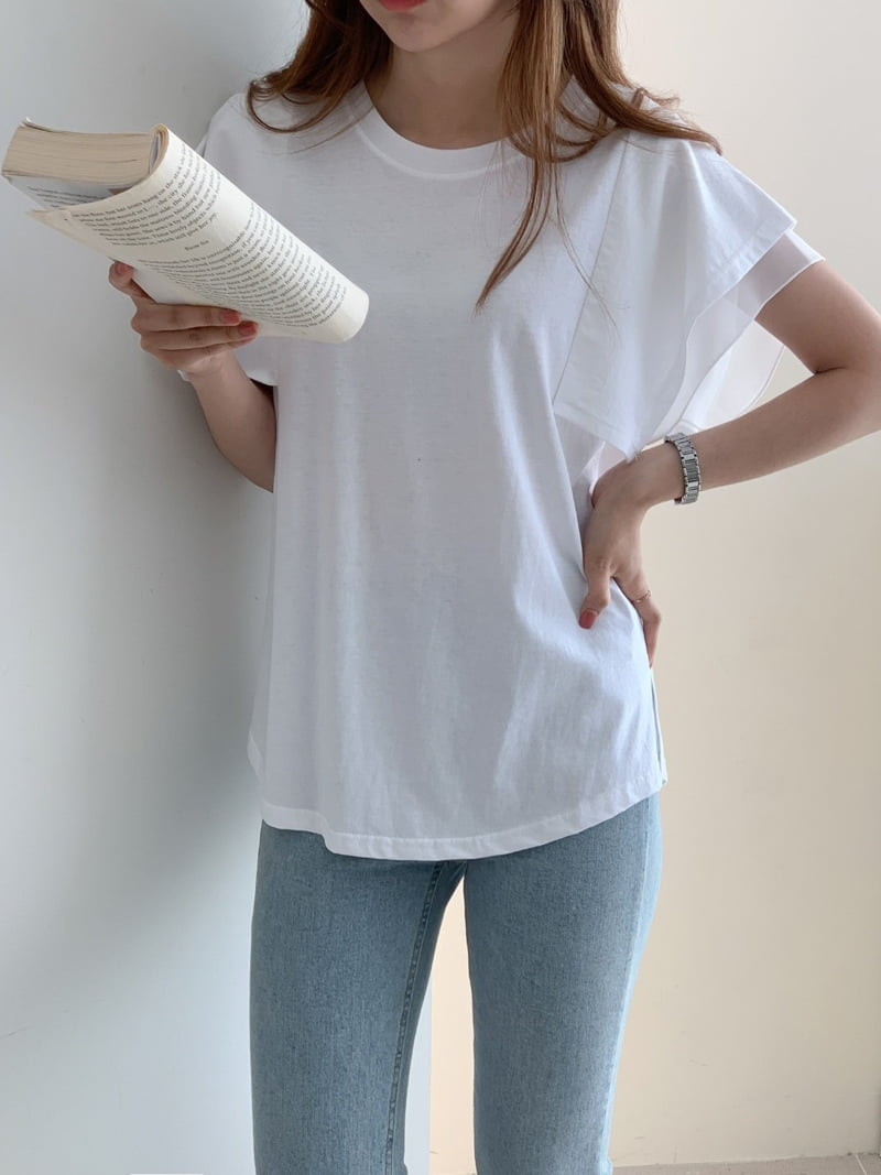 Mu - Korean Women Fashion - #momslook - Cami Tee - 2