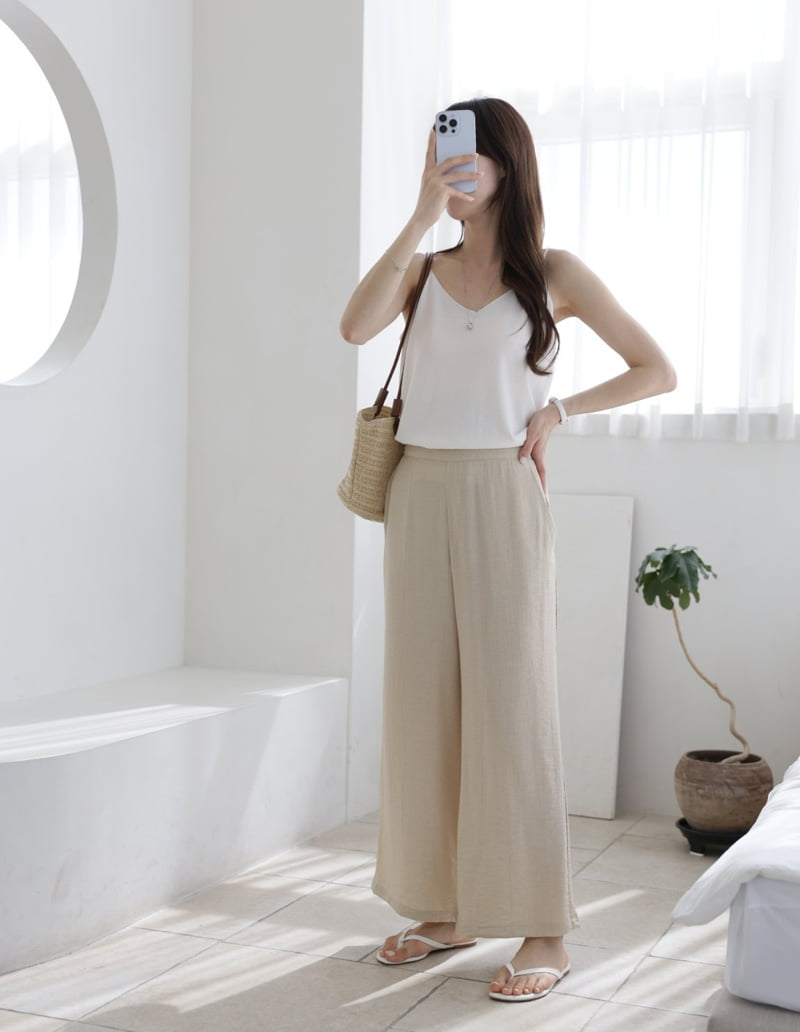 Mu - Korean Women Fashion - #momslook - Kong Linen Cool Pants - 10