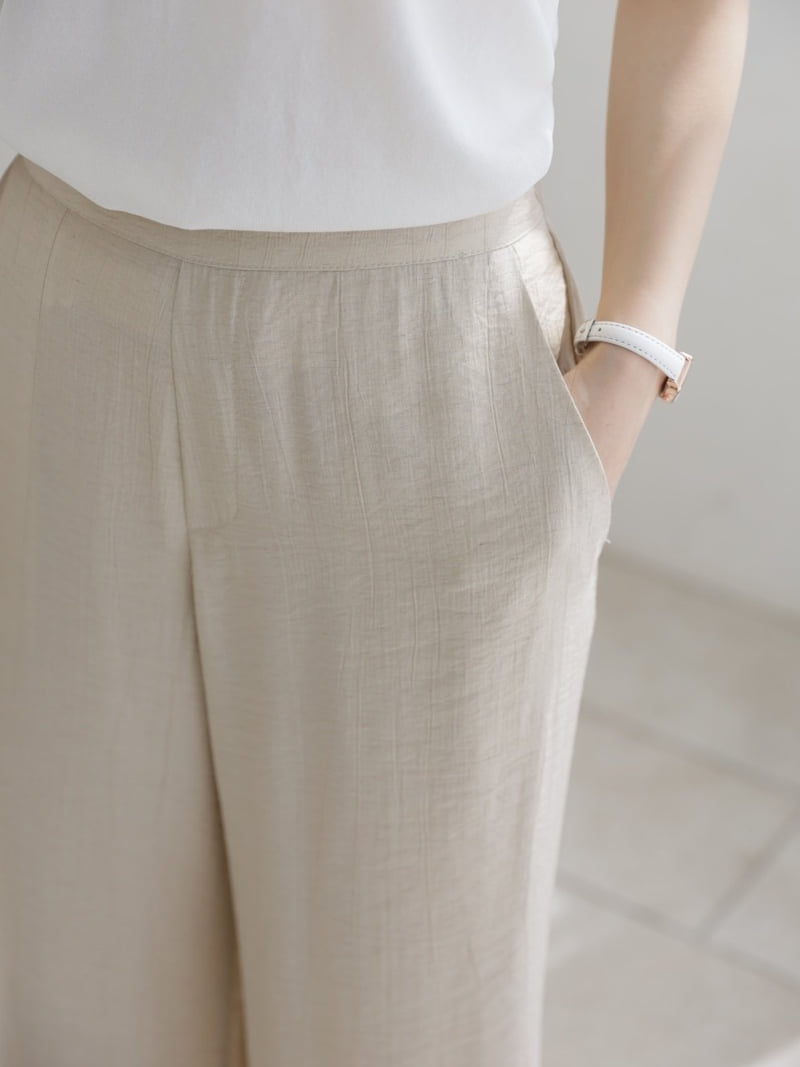 Mu - Korean Women Fashion - #momslook - Kong Linen Cool Pants - 12