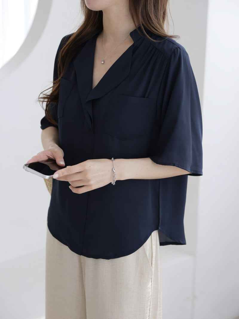 Mu - Korean Women Fashion - #momslook - Caddy Blouse - 12