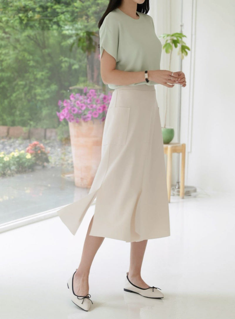 Mu - Korean Women Fashion - #momslook - Jia Span Skirt