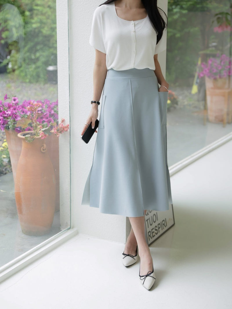 Mu - Korean Women Fashion - #momslook - Jia Span Skirt - 3