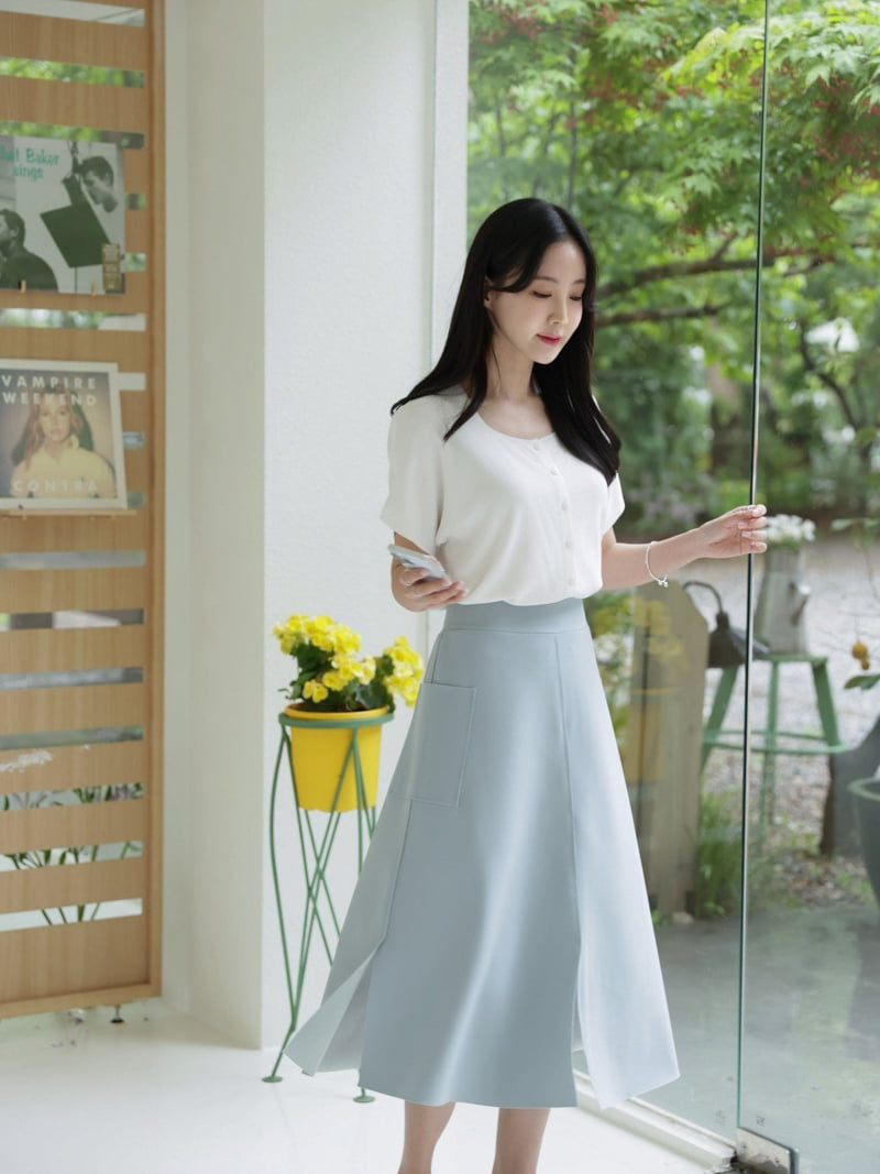 Mu - Korean Women Fashion - #momslook - Jia Span Skirt - 5