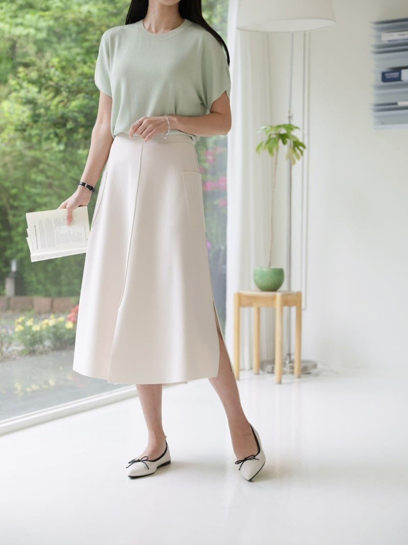 Mu - Korean Women Fashion - #momslook - Jia Span Skirt - 7