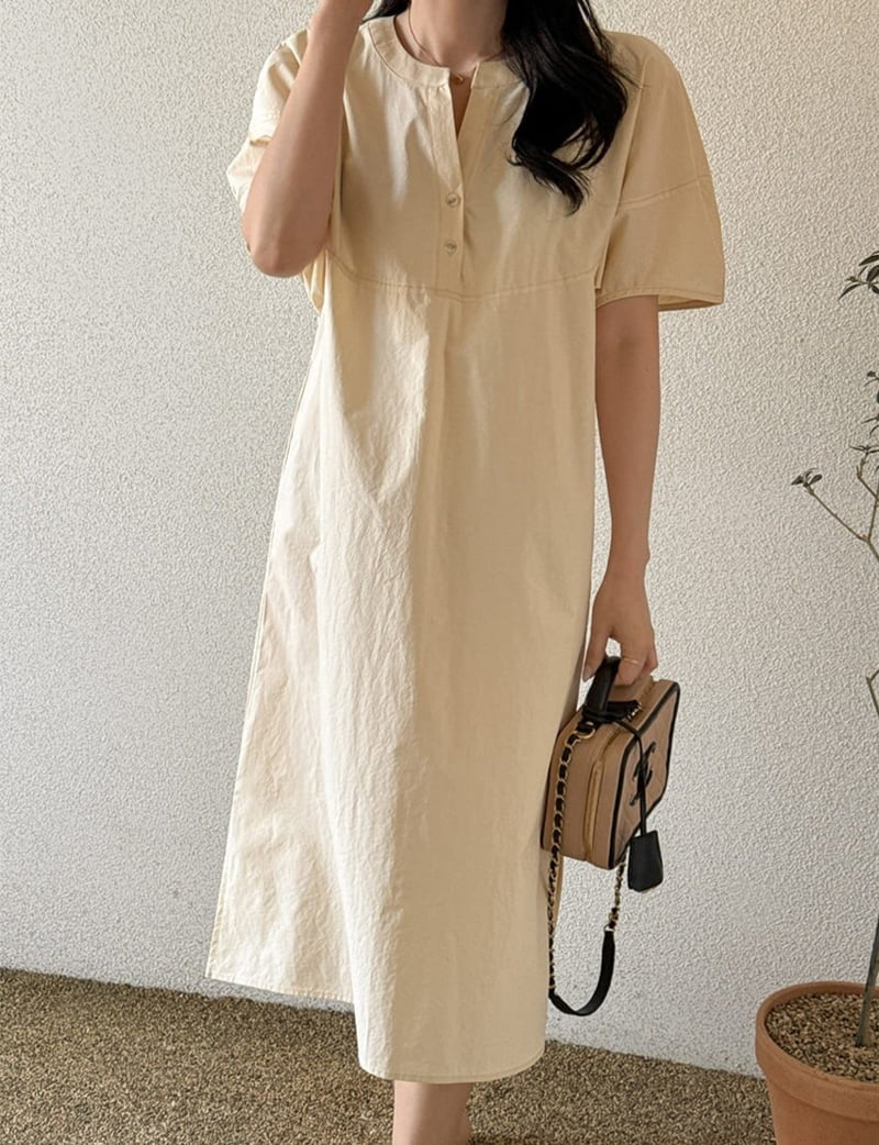 Mu - Korean Women Fashion - #womensfashion - Cafe One-piece - 4