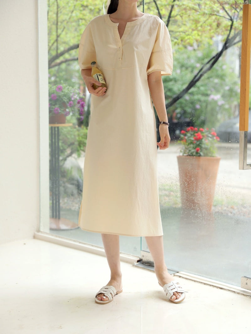 Mu - Korean Women Fashion - #momslook - Cafe One-piece - 6