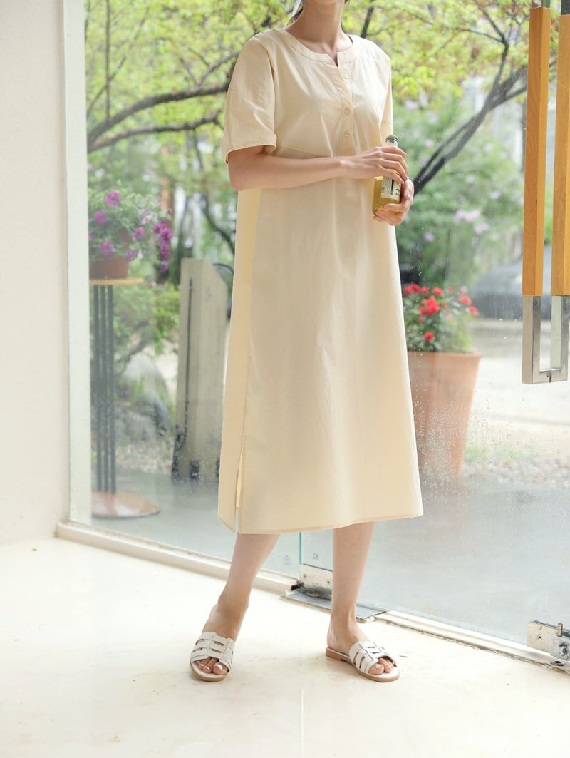 Mu - Korean Women Fashion - #momslook - Cafe One-piece - 8