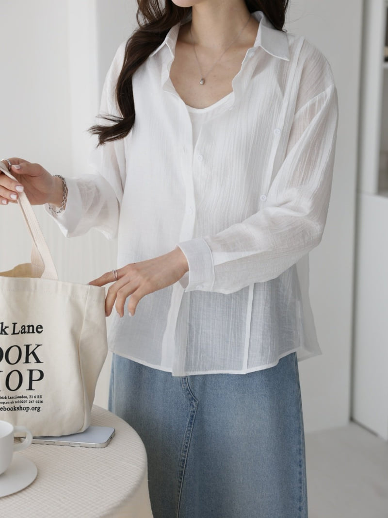 Mu - Korean Women Fashion - #momslook - Ria Cool Shirt