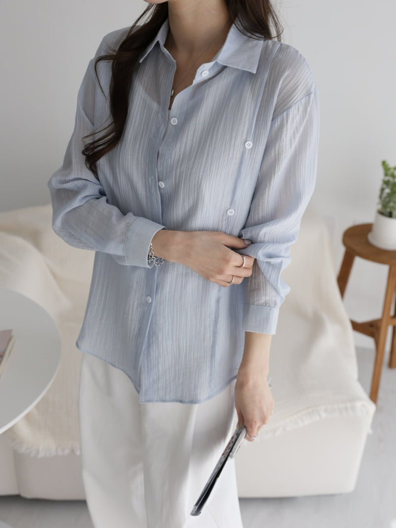 Mu - Korean Women Fashion - #momslook - Ria Cool Shirt - 12