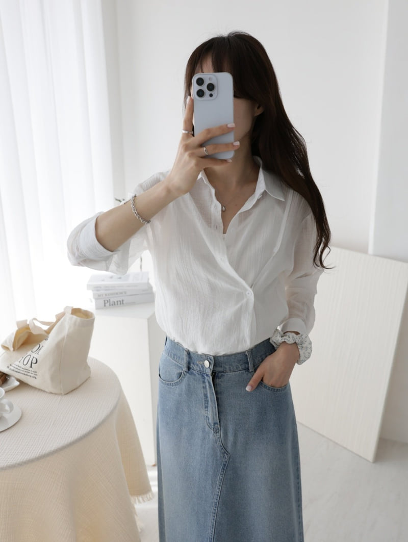 Mu - Korean Women Fashion - #momslook - Ria Cool Shirt - 5
