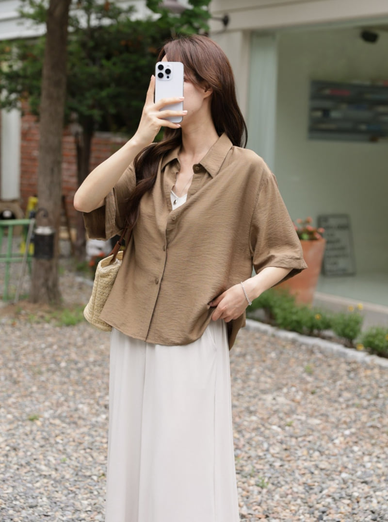 Mu - Korean Women Fashion - #momslook - Look Blouse Shirt - 8