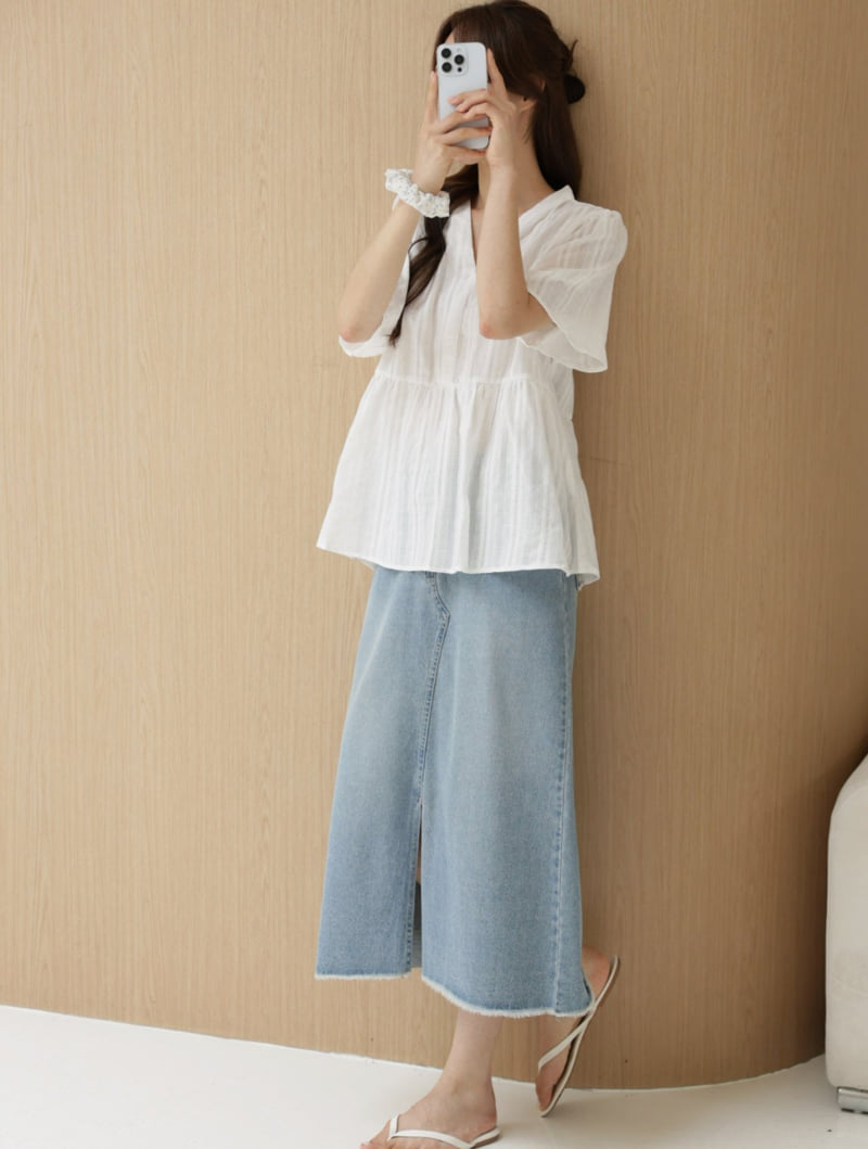 Mu - Korean Women Fashion - #momslook - Windy Blouse - 3