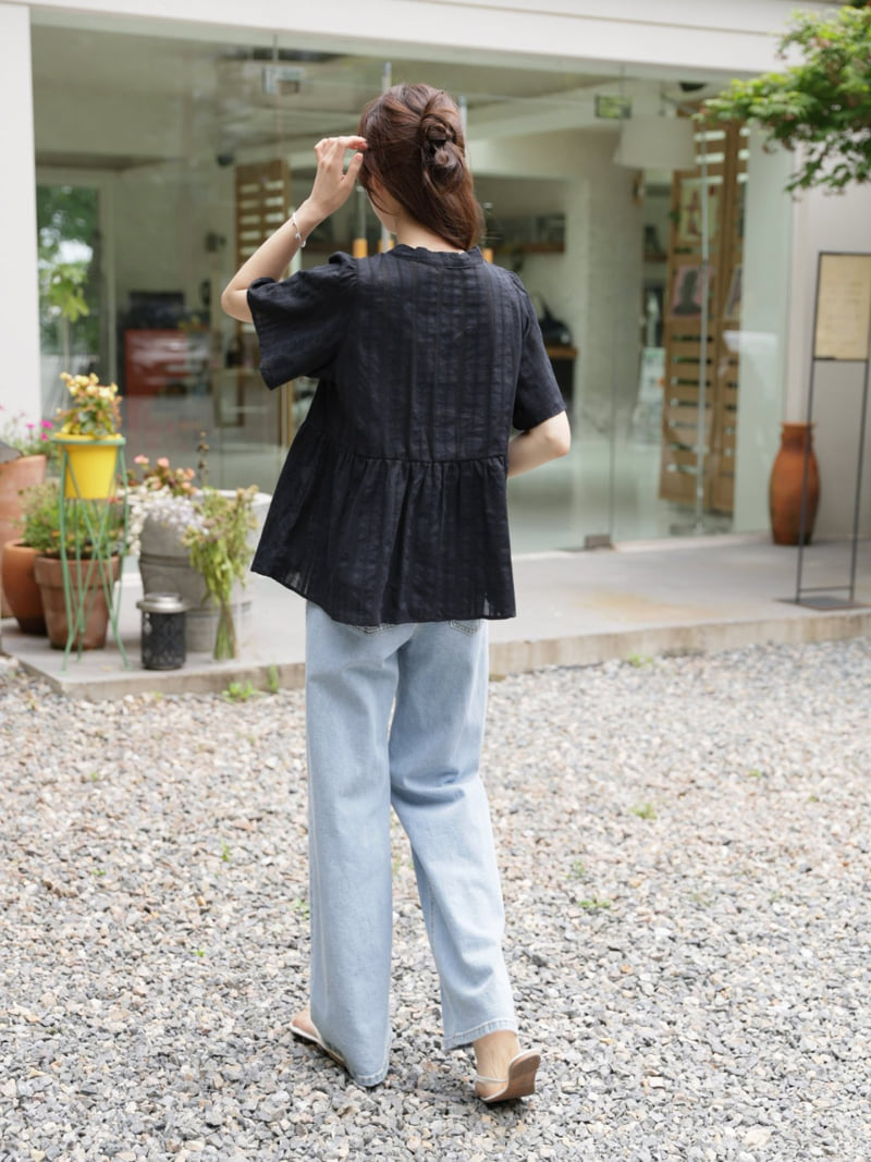 Mu - Korean Women Fashion - #momslook - Windy Blouse - 7