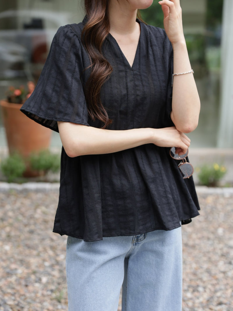 Mu - Korean Women Fashion - #momslook - Windy Blouse - 9